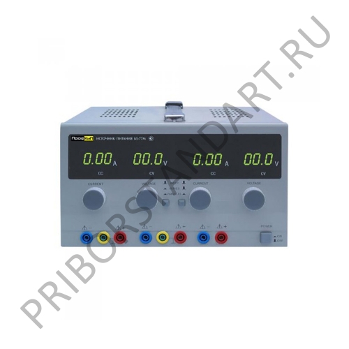 ПрофКиП Б5-77М источник питания аналоговый (3; 0 В … 30 В х 2; 0 А … 3 А х 2)