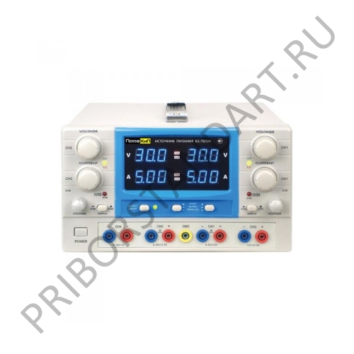 ПрофКиП Б5-78/5М источник питания аналоговый (4; 0 В … 30 В х 2; 0 А … 5 А х 2)