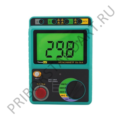 ПрофКиП Е6-36А мегаомметр (500 В … 2500 В)