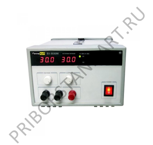 ПрофКиП Б5-3030М источник питания повышенной мощности (1; 0 В … 30 В; 0 А … 30 А)