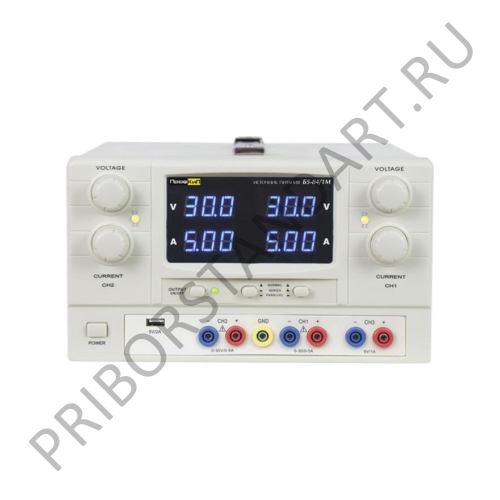 ПрофКиП Б5-84/1М источник питания (3; 0 В … 30 В х2; 0 А … 3 А)