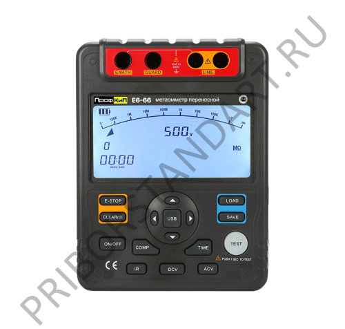 ПрофКиП Е6-66 мегаомметр цифровой (500В ... 5000В)