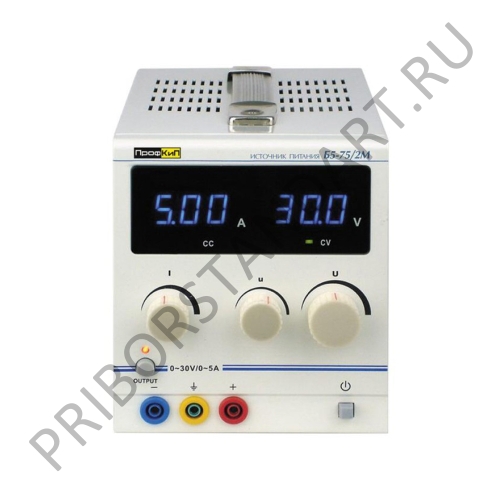 ПрофКиП Б5-75/2М источник питания (1; 0 В … 30 В; 0 А … 5 А)