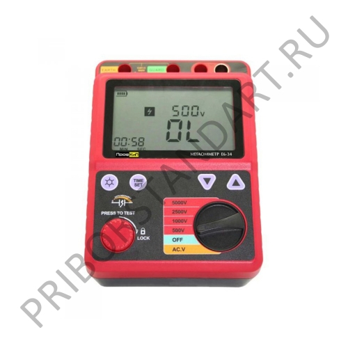 ПрофКиП Е6-34 мегаомметр (500 В … 5000 В)