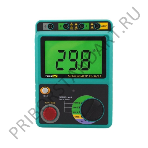 ПрофКиП Е6-36/1А мегаомметр (250 В … 1000 В)