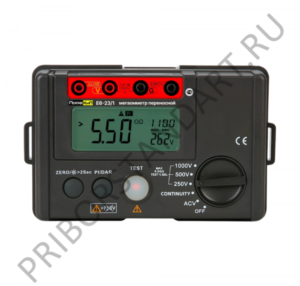 ПрофКиП Е6-23/1 мегаомметр цифровой (250В ... 1000В)